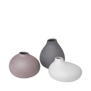 Blomus Nona Set of Three Porcelain Vases