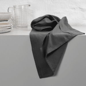 The Organic Company Dark Grey Kitchen Towel
