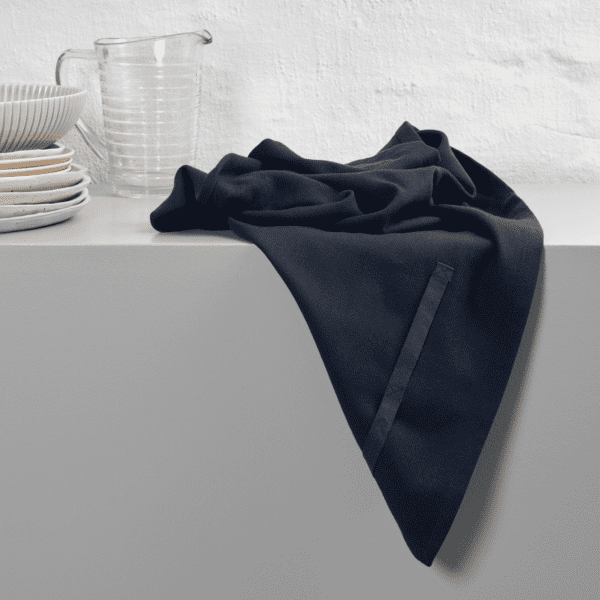 The Organic Company Dark Blue Kitchen Towel