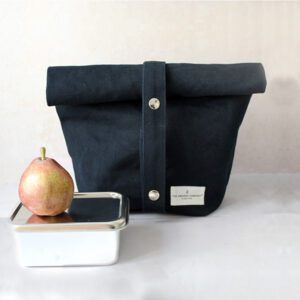 The Organic Company Dark Blue Lunch Bag