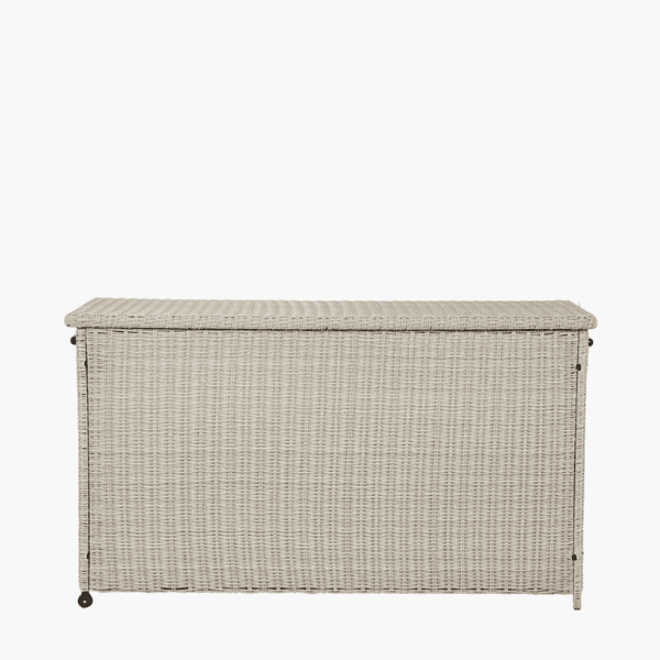 Large Stone Grey Outdoor Cushion Box