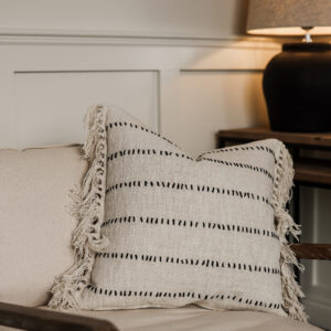Also Home Linan Stripe Cotton Cushion 50cm x 50cm