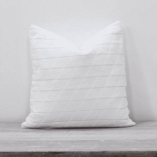 Stockholm White Cushion - 50 x 50cm