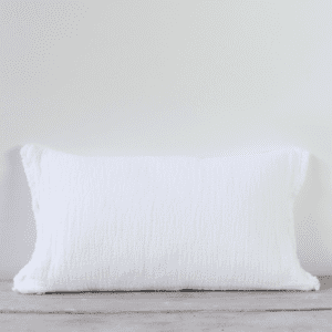 Simo Warm White Textured Cushion 30x50cm