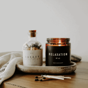 Relaxation Soy Candle - Amber Jar