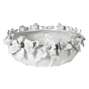 White Flower Bowl