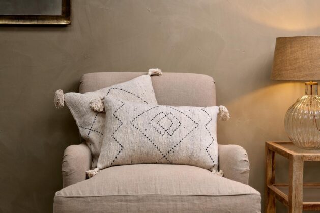 Kajala Cotton Cushion Cover - Natural - Rectangle-1200px