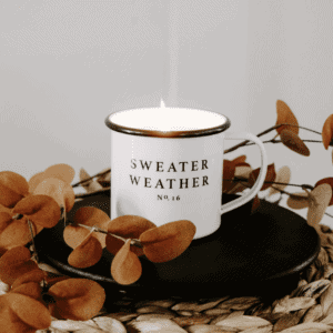 Sweater Weather Soy Candle In Coffee Mug