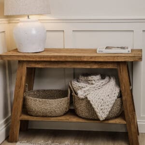 Ancient Mariner Rustic Country Console Table
