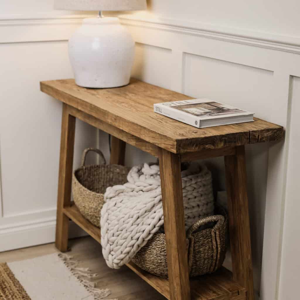 Ancient Mariner Rustic Country Console Table