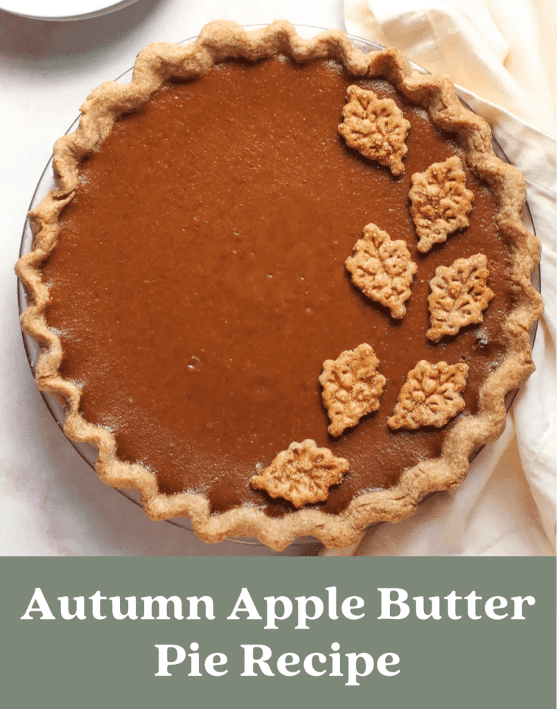 Autumn Apple Butter Pie Recipe