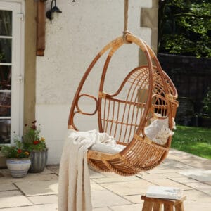 Natural Rattan Swing Chair