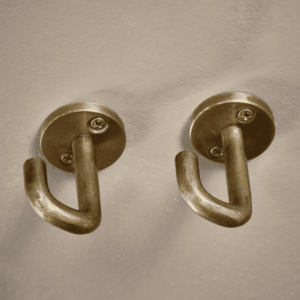 Introducing the Aniko Iron Ceiling Hooks by Nkuku, the epitome of refined practicality for your home.