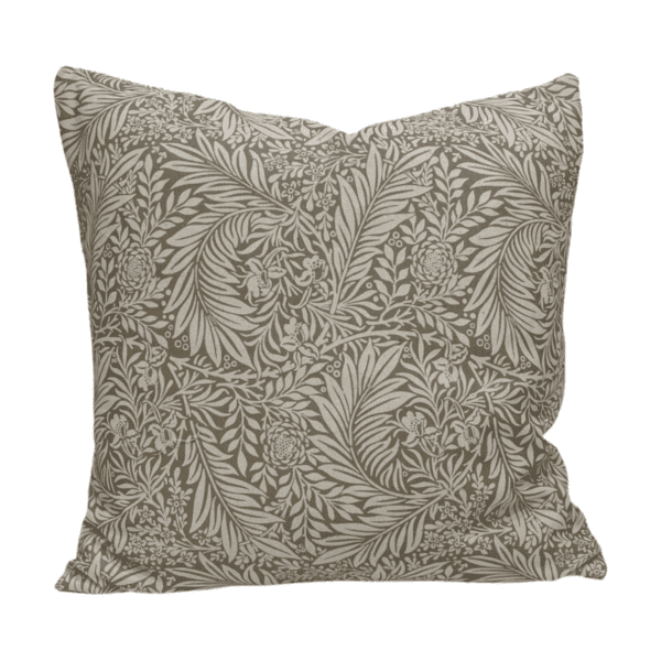 Silver Mushroom Martha Linen Cushion