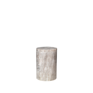 The Osvald Canister redefines storage with its clean lines and exquisite marble construction.
