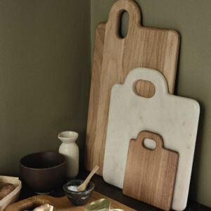 Oiled oak chopping board by Broste Copenhagen. 3 sizes available.