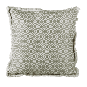 Adorn your living space with this exquisite cushion cover, featuring an elegant ogee pattern in calming shades of green. Designed to seamlessly integrate into your decor, this cushion cover is the perfect accent for sofa, chair, or bed. Transform your living spaces with a pop of colour, all while enjoying the cozy comfort it provides.