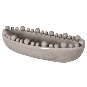 A fun and rustic bobble bowl. Crafted with heavy-duty ceramic and adorned with a stunning crackled glaze, this bowl exudes unrivaled quality and distinct style.