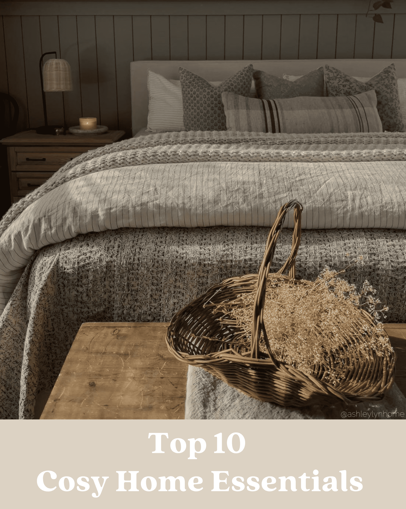 A blog about our top 10 essentials for a cosy home.