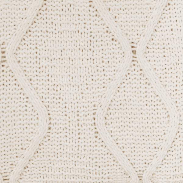 Our Chenille Cable Cushion Cover is expertly woven from premium chenille fabric. Chenille is known for its softness, durability, and textured appearance.