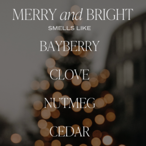 Sweet Water Decor Merry & Bright Candle Product Image