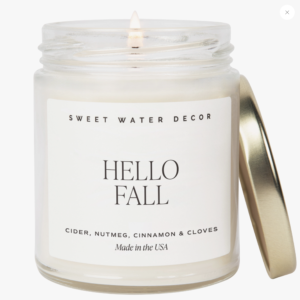 Hello Fall Soy Candle Product Image