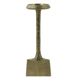 SM Label Antique Bronze Candle Stick Product Image Full View