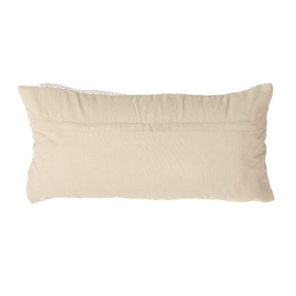 Sm Label Selemat Beige Rectangle Cushion Cover Product Image Back