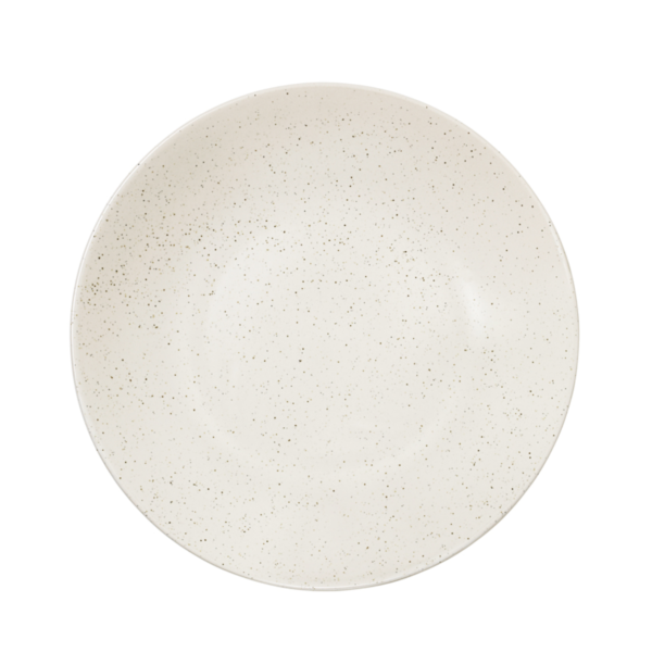 Broste Copenhagen Nordic Vanilla Pasta Plate Product Image Face View