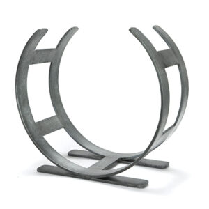 From The Anvil Pewter Curved Log Holder - Small Product Image (1)