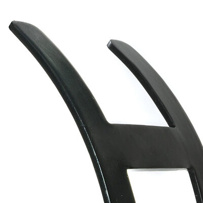 From The Anvil Matt Black Curved Log Holder - Large Product Image (3)