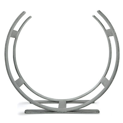 From The Anvil Pewter Curved Log Holder - Large Product Image (1)