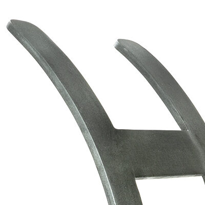 From The Anvil Pewter Curved Log Holder - Large Product Image (3)