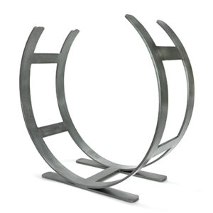 From The Anvil Pewter Curved Log Holder - Large Product Image (2)